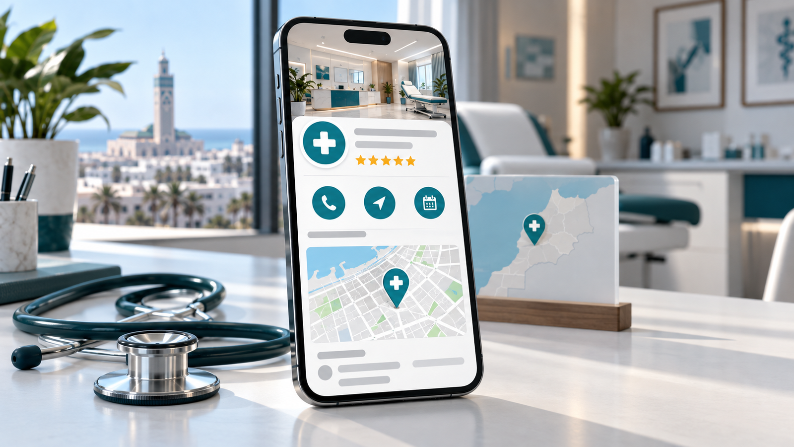 Google Business Profile pour un médecin au Maroc : comment améliorer la fiche de votre cabinet ?