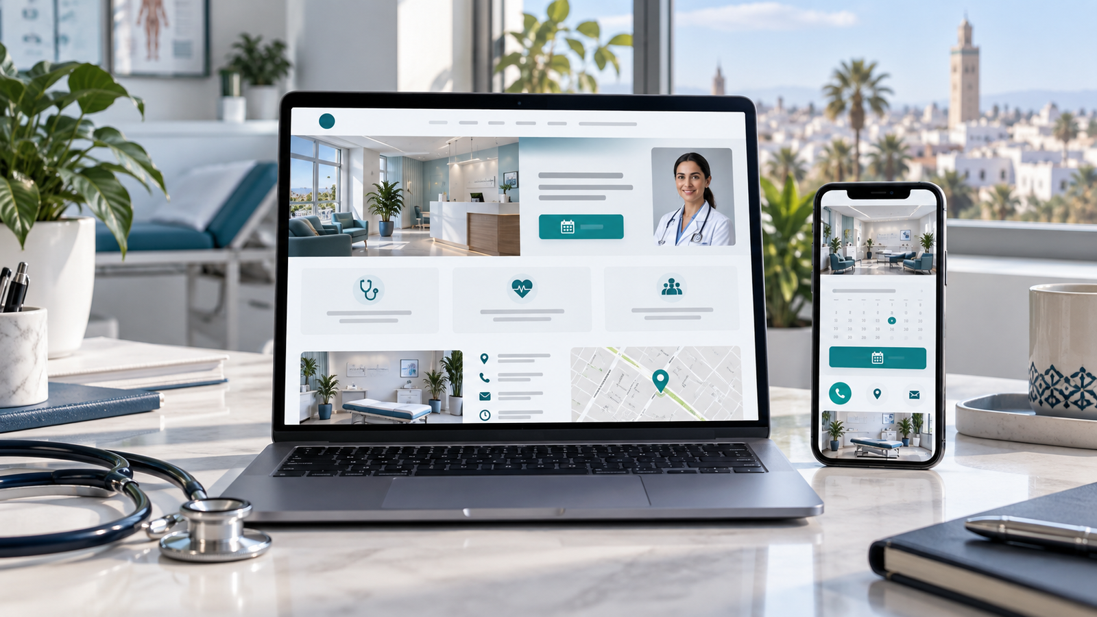 Création d’un site web médical au Maroc : que faut-il prévoir pour aider vos patients ?